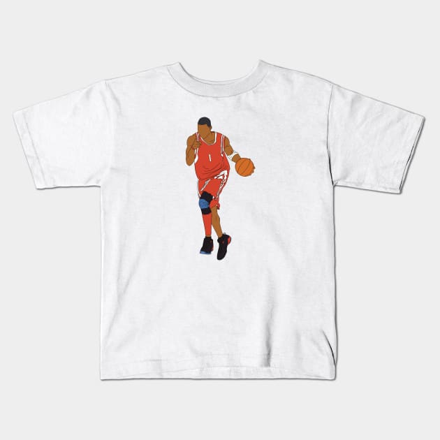 Tracy Mcgrady Kids T-Shirt by SickSticksCo